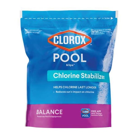 Chlorine Stabilizer, Granular, 4 lb. Size