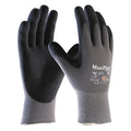 Coated Gloves, Cut Level A1 , Dipped , Microporous Nitrile , Foam , XL 12 PK