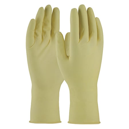 Qualatex, Disposable Gloves, 6 mil Palm, Latex, Powder-Free, L (9), 1000 PK, White