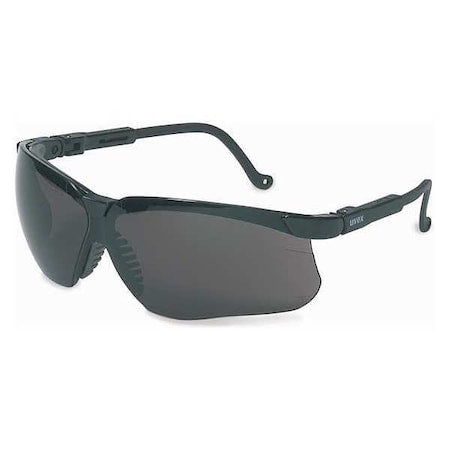 Genesis, Safety Glasses, HydroShield(R) Anti-Fog, SCT Dark Gray Lens, Black Frame, Half-Frame