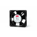 Standard Square Axial Fan, 115V AC, PBT Plastic, 4 11/16 in W.