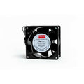 Standard Square Axial Fan, 115V AC, Aluminum, 3 1/8 in W.