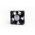 Standard Square Axial Fan, 115V AC, Aluminum, 4 11/16 in W.