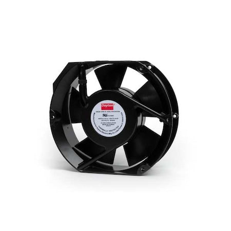 Standard Oblong Axial Fan, 230V AC, Aluminum, 5 15/16 in W.