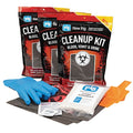 Bodily Fluids Absorbent Kit, 112 oz Volume Absorbed per Kit, Bag, Red
