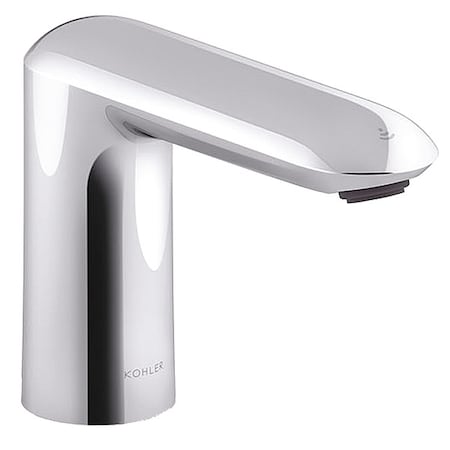 Straight Spout Bathroom Faucet, Metal