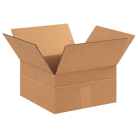 12 in x 12 in x 6 in Multi-Depth Box, Kraft, Corrugate, Single Wall, 32 ECT