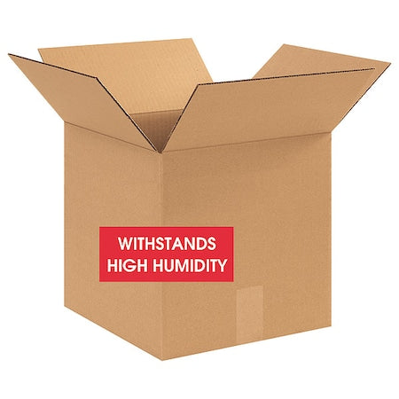 12 in x 12 in x 12 in Shipping Box, Kraft, Corrugate, Single Wall, V3c 350#