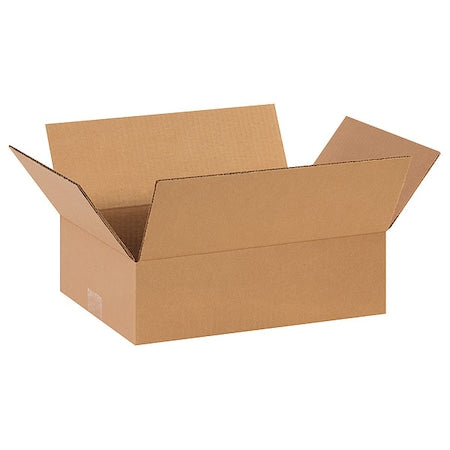 14 in x 10 in x 4 in Shipping Box, Kraft, Corrugate, Single Wall, 32 ECT