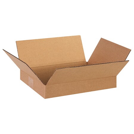 13 in x 10 in x 2 in Shipping Box, Kraft, Corrugate, Single Wall, 32 ECT