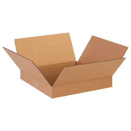 13 in x 13 in x 2 in Shipping Box, Kraft, Corrugate, Single Wall, 32 ECT