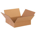 13 in x 13 in x 3 in Shipping Box, Kraft, Corrugate, Single Wall, 32 ECT