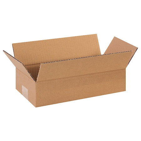12 in x 6 in x 3 in Shipping Box, Kraft, Corrugate, Single Wall, 32 ECT
