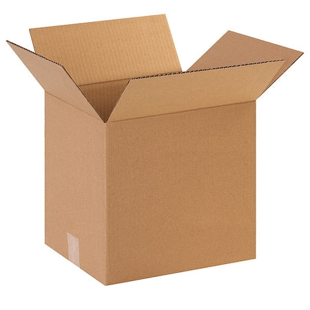 13 in x 10 in x 13 in Shipping Box, Kraft, Corrugate, Single Wall, 32 ECT