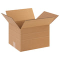 12 in x 10 in x 8 in Multi-Depth Box, Kraft, Corrugate, Single Wall, 32 ECT