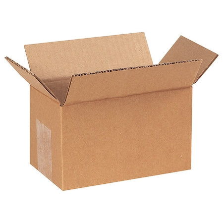 6 in x 3 in x 3 in Shipping Box, Kraft, Corrugate, Single Wall, 32 ECT