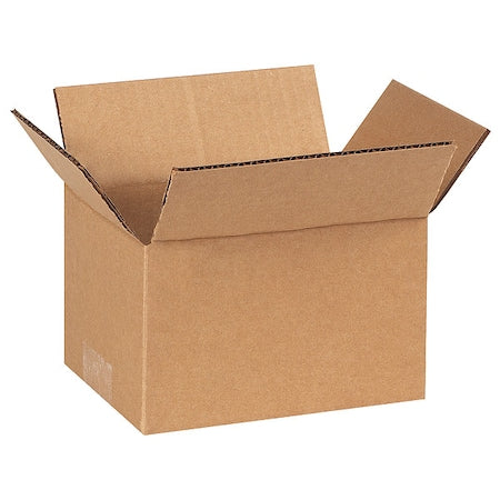 6 in x 4 in x 3 in Shipping Box, Kraft, Corrugate, Single Wall, 32 ECT