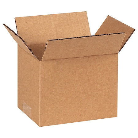 7 in x 5 in x 5 in Shipping Box, Kraft, Corrugate, Single Wall, 32 ECT