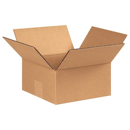 7 in x 7 in x 3 in Shipping Box, Kraft, Corrugate, Single Wall, 32 ECT