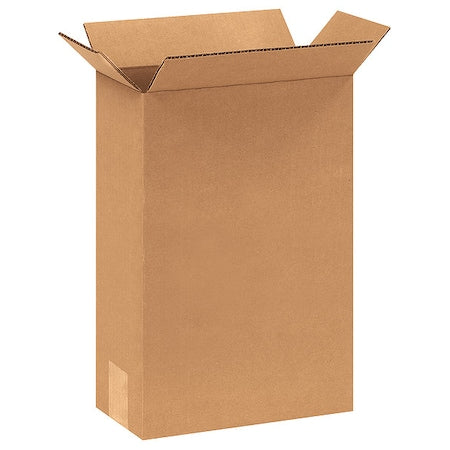 8 in x 4 in x 12 in Shipping Box, Kraft, Corrugate, Single Wall, 32 ECT