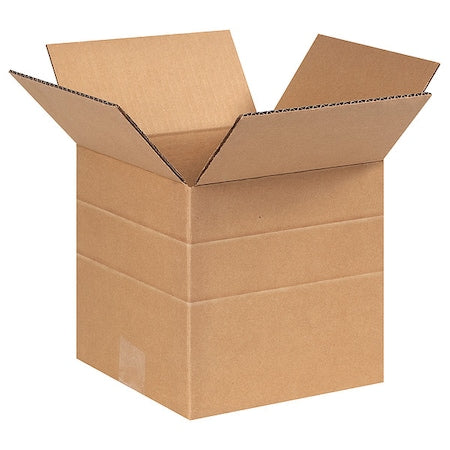 8 in x 8 in x 8 in Multi-Depth Box, Kraft, Corrugate, Single Wall, 32 ECT