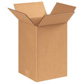 8 in x 8 in x 12 in Shipping Box, Kraft, Corrugate, Single Wall, 32 ECT