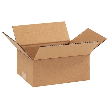 9 in x 7 in x 3 in Shipping Box, Kraft, Corrugate, Single Wall, 32 ECT