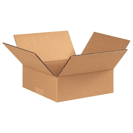 8 in x 8 in x 2 in Shipping Box, Kraft, Corrugate, Single Wall, 32 ECT