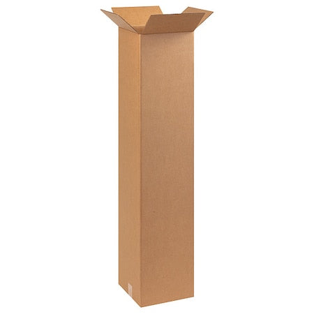 9 in x 9 in x 48 in Shipping Box, Kraft, Corrugate, Single Wall, 32 ECT