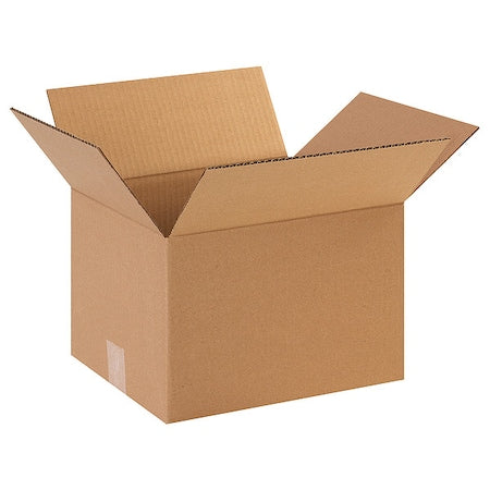 10 in x 9 in x 8 in Shipping Box, Kraft, Corrugate, Single Wall, 32 ECT