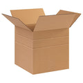 10 in x 10 in x 10 in Multi-Depth Box, Kraft, Corrugate, Single Wall, 32 ECT