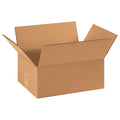 11 3/4 in x 8 3/4 in x 4 3/4 in Shipping Box, Kraft, Corrugate, Single Wall, 32 ECT