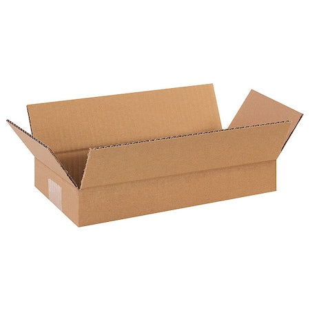 14 in x 6 in x 2 in Shipping Box, Kraft, Corrugate, Single Wall, 32 ECT