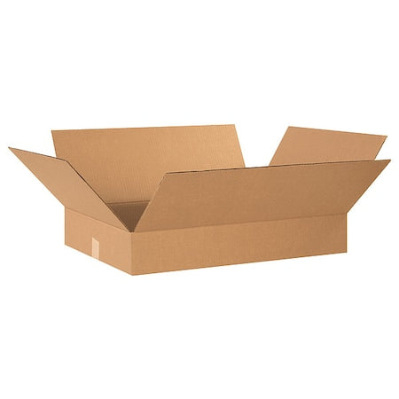 24 in x 17 in x 3 in Shipping Box, Kraft, Corrugate, Single Wall, 32 ECT