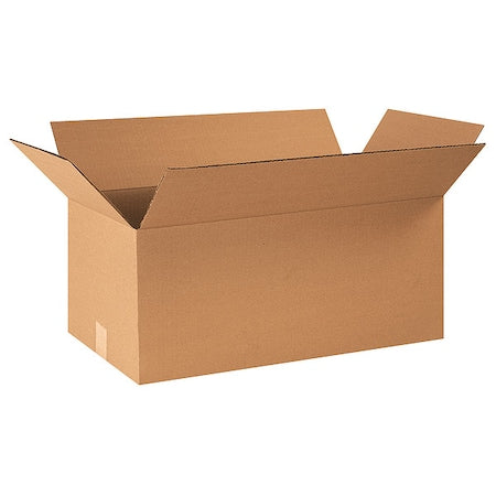 26 in x 14 in x 12 in Shipping Box, Kraft, Corrugate, Single Wall, 32 ECT