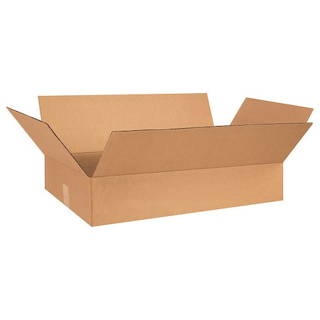 26 in x 17 in x 5 in Shipping Box, Kraft, Corrugate, Single Wall, 32 ECT