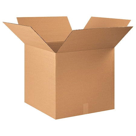 22 in x 20 in x 20 in Shipping Box, Kraft, Corrugate, Single Wall, 32 ECT