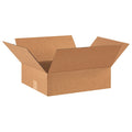 14 in x 12 in x 3 in Shipping Box, Kraft, Corrugate, Single Wall, 32 ECT