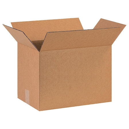 15 in x 10 in x 12 in Shipping Box, Kraft, Corrugate, Single Wall, 32 ECT