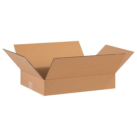 16 in x 12 in x 3 in Shipping Box, Kraft, Corrugate, Single Wall, 32 ECT
