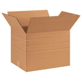 16 in x 12 in x 12 in Multi-Depth Box, Kraft, Corrugate, Single Wall, 32 ECT