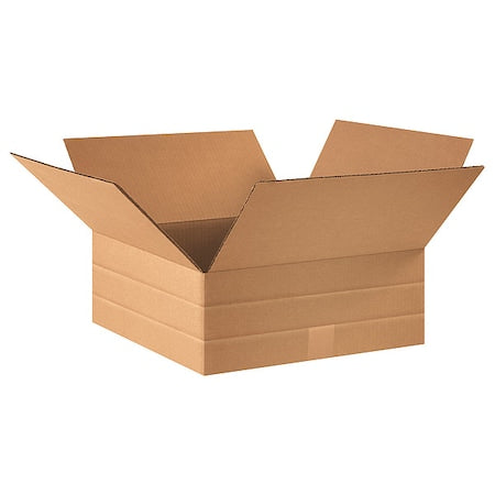 16 in x 16 in x 6 in Multi-Depth Box, Kraft, Corrugate, Single Wall, 32 ECT