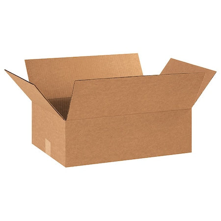 19 in x 13 in x 6 in Shipping Box, Kraft, Corrugate, Single Wall, 32 ECT