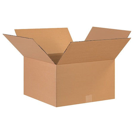 17 in x 17 in x 10 in Shipping Box, Kraft, Corrugate, Single Wall, 32 ECT