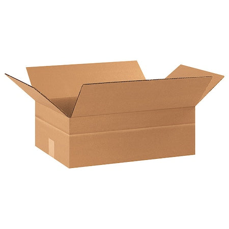 17 1/4 in x 11 1/4 in x 6 in Multi-Depth Box, Kraft, Corrugate, Single Wall, 32 ECT