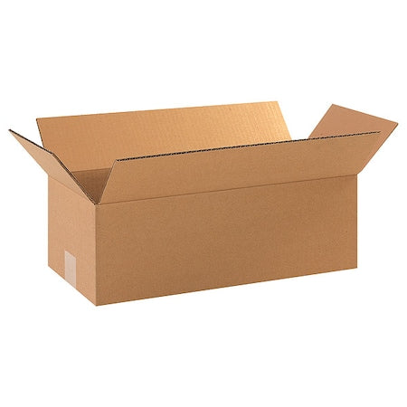 18 in x 8 in x 6 in Shipping Box, Kraft, Corrugate, Single Wall, 32 ECT