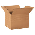 20 in x 16 in x 14 in Multi-Depth Box, Kraft, Corrugate, Single Wall, 32 ECT