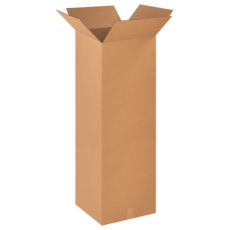 18 in x 18 in x 48 in Shipping Box, Kraft, Corrugate, Single Wall, 32 ECT
