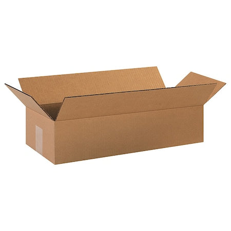 20 in x 8 in x 4 in Shipping Box, Kraft, Corrugate, Single Wall, 32 ECT