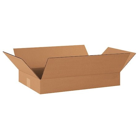 20 in x 12 in x 3 in Shipping Box, Kraft, Corrugate, Single Wall, 32 ECT